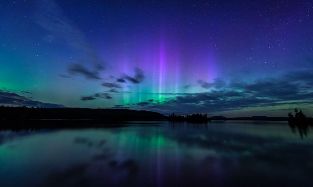Stunning Photos and Video of Aurora Lights in Scarborough, Maine