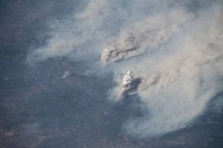 California Wildfires, Seen by Astronaut Alexander Gerst
