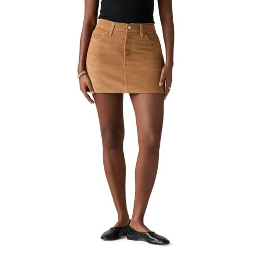 Levi's Women's Icon Skirt, Sweet Honey (corduroy), 27, Standard