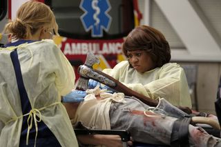 Grey's Anatomy Season 16 Halloween episode Bailey hammer ABC