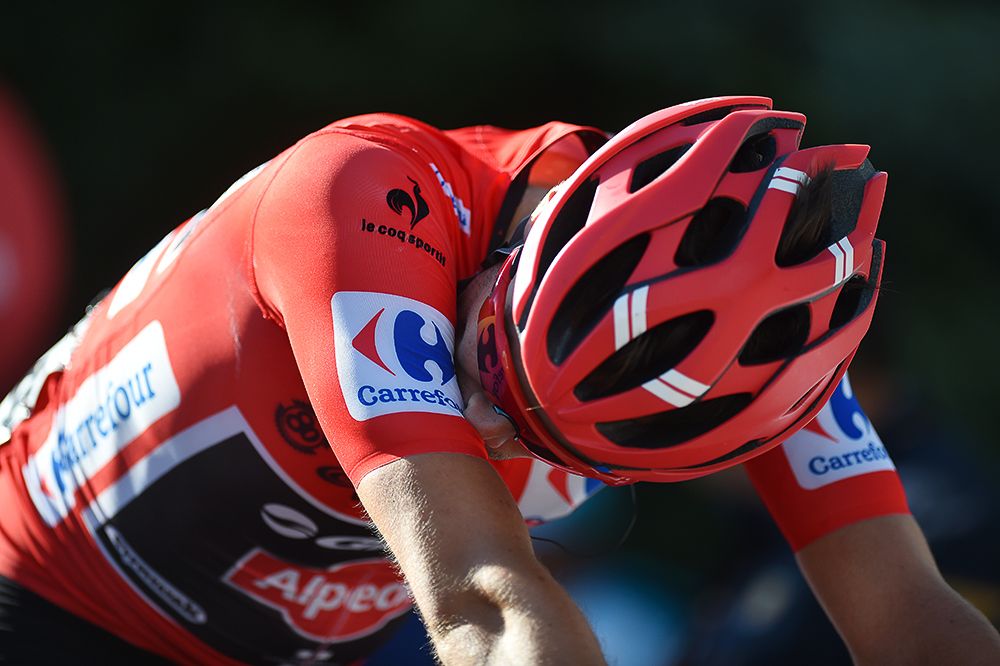 Tom Dumoulin after stage 20.
