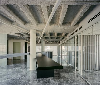 geometric office interior in athens