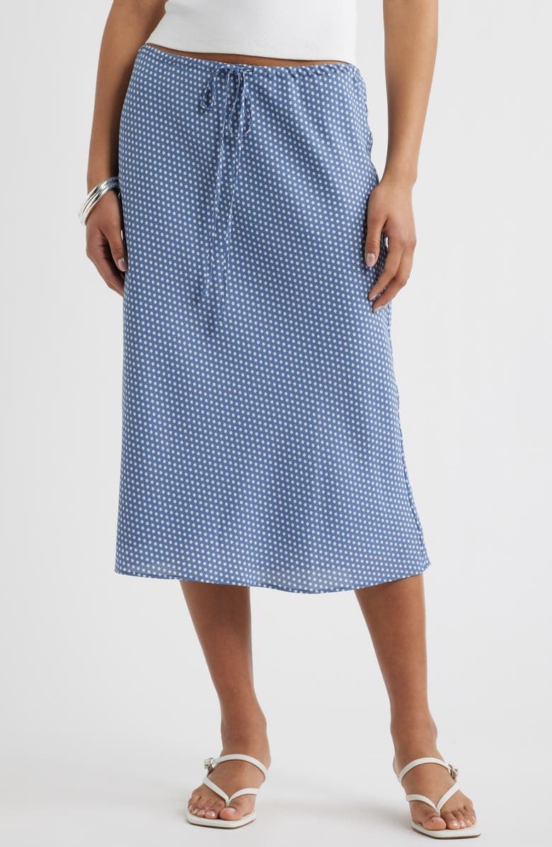 Print Midi Skirt