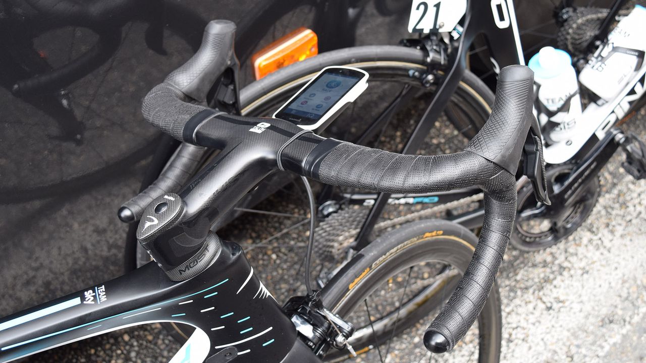 For 2018, Team Sky switched their cockpit providers from PRO to Most components