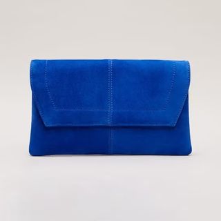 Phase Eight Suede Clutch Bag