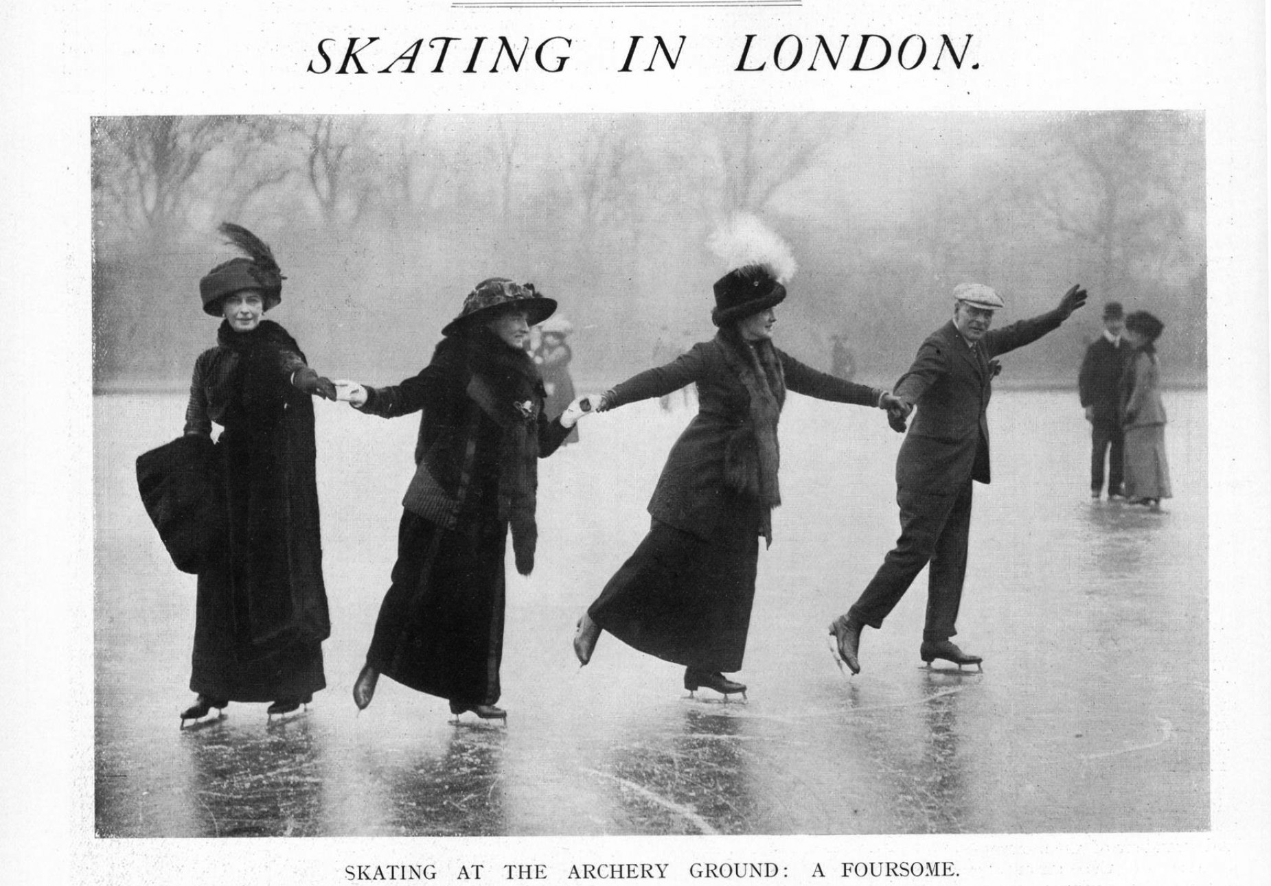 Archival fashion pages from Country Life magazine