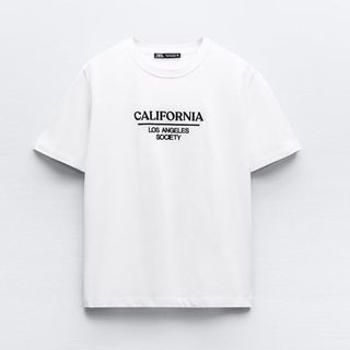 embroidered California t-shirt