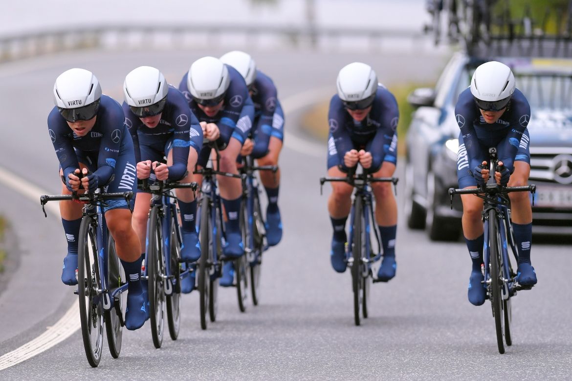 Team Virtu Cycling in the Ladies Tour of Norway TTT