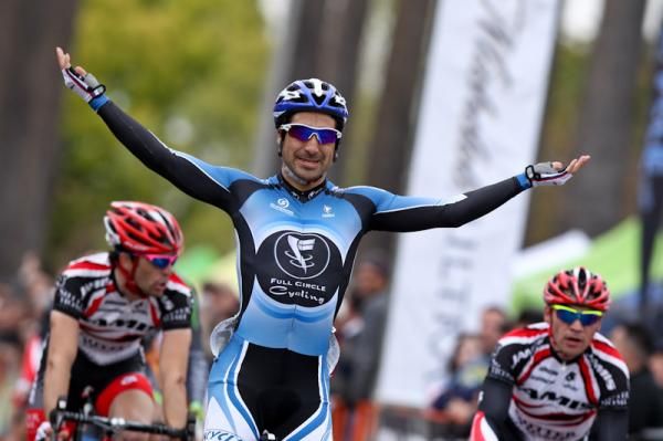 Ricardo Escuela (Full Circle Sports) takes the win in the sprint.