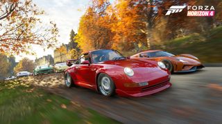 Forza Horizon 4-bilar tävlar i Storbritannien