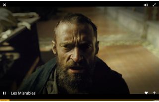 Hugh Jackman as Valjean in Les Mis on Vdio