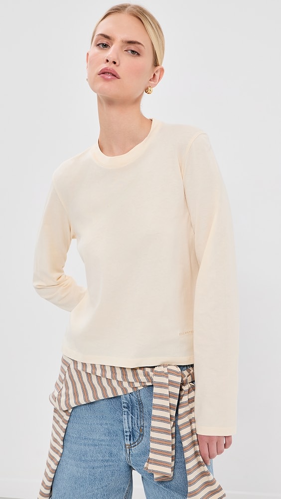 Wynn Long Sleeve T-Shirt - Vanilla