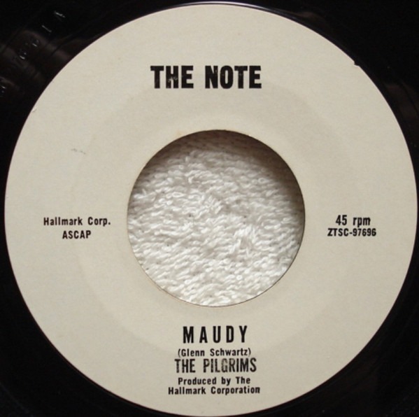 The Pilgrims - Maudy 7&quot; single label