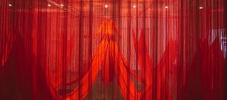 Chiharu Shiota's Internal Line installation for Japan House São Paulo
