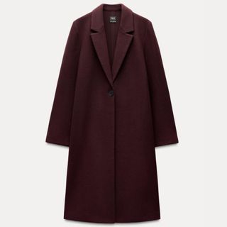 Zara Soft Button-Up Coat