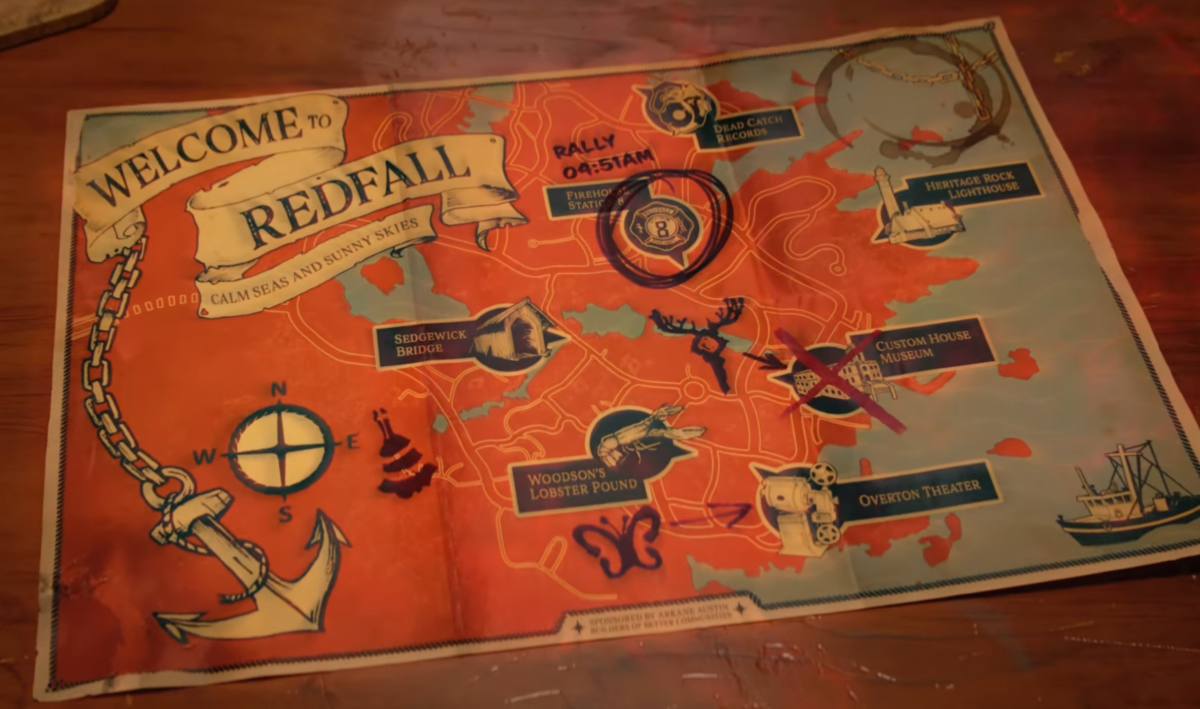 Redfall map