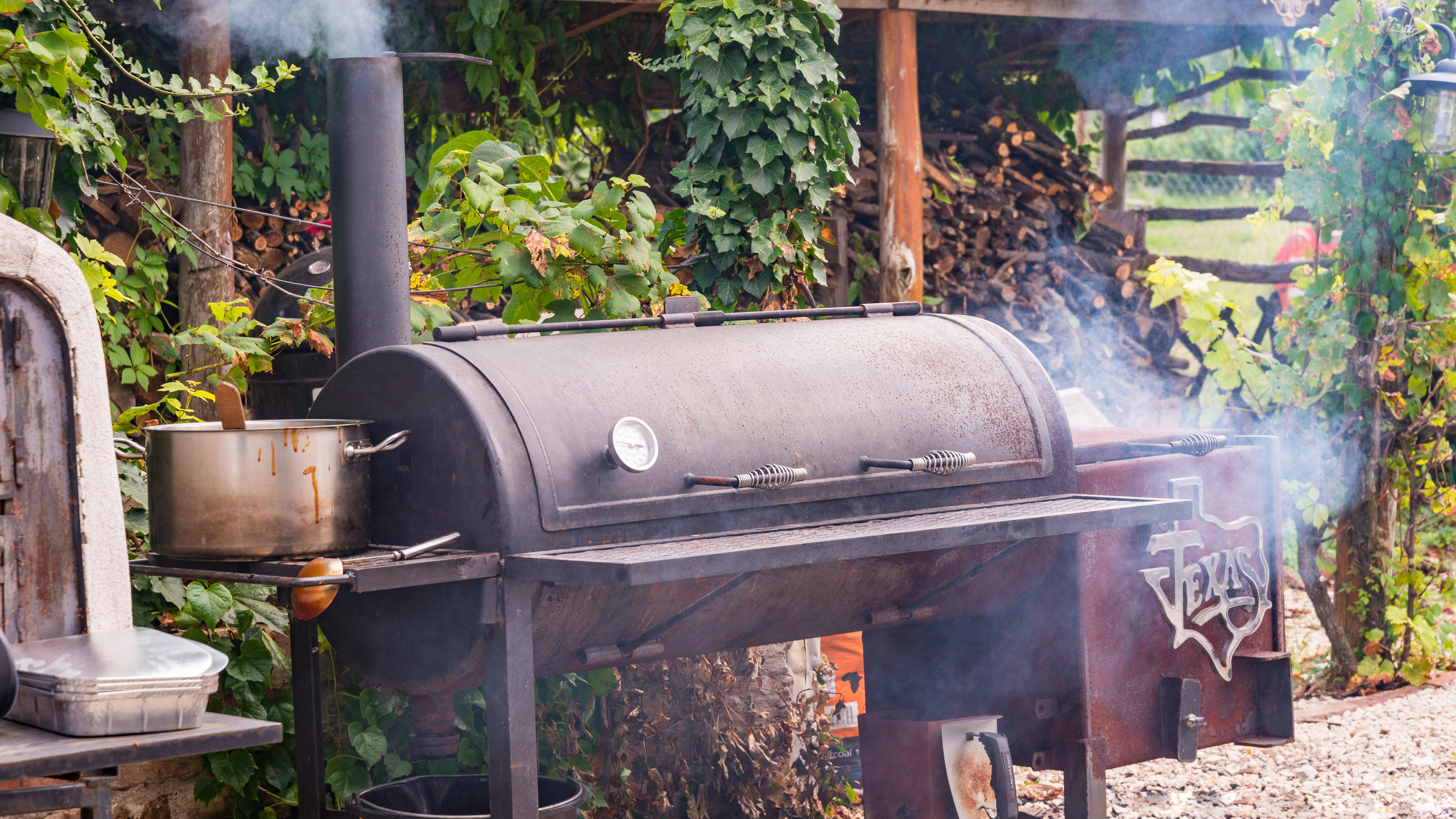 What are offset smokers, and how do they work?