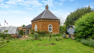 Grade II hexagonal house in Norfolk.