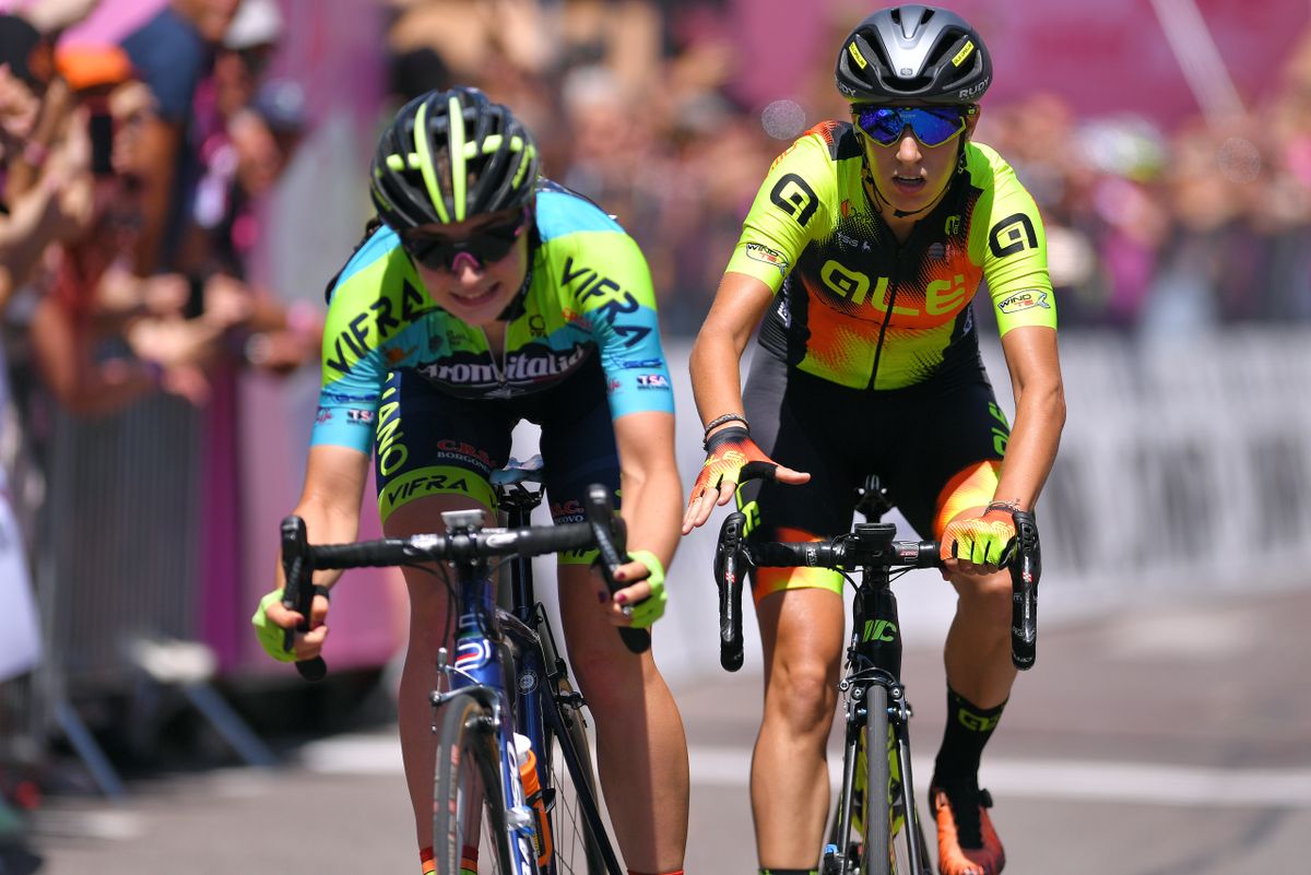 Watch: Second early celebration in two days as Giro Rosa stage is won ...