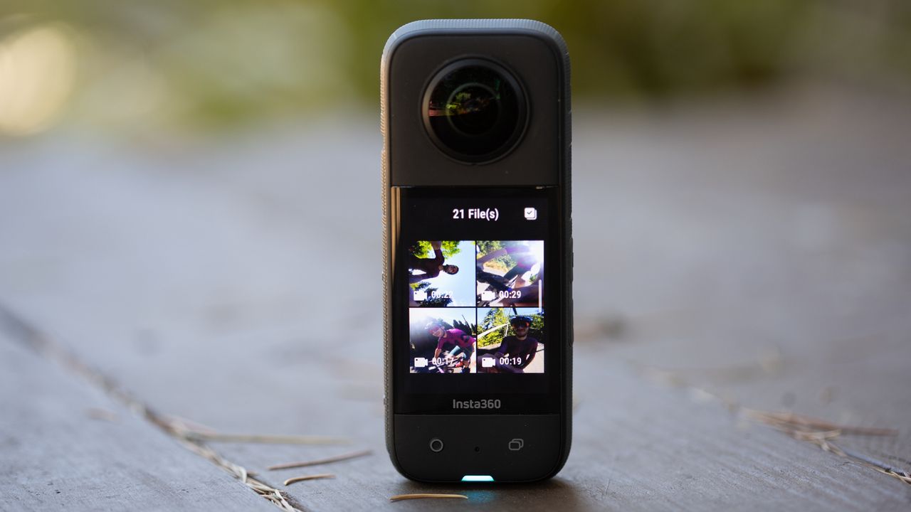 Insta360 X3 stored videos