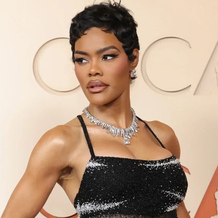 Teyana Taylor on the Oscars red carpet