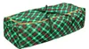 Honey Can Do Christmas Tree Storage Bag with Wheels Very Merry Plaid 
