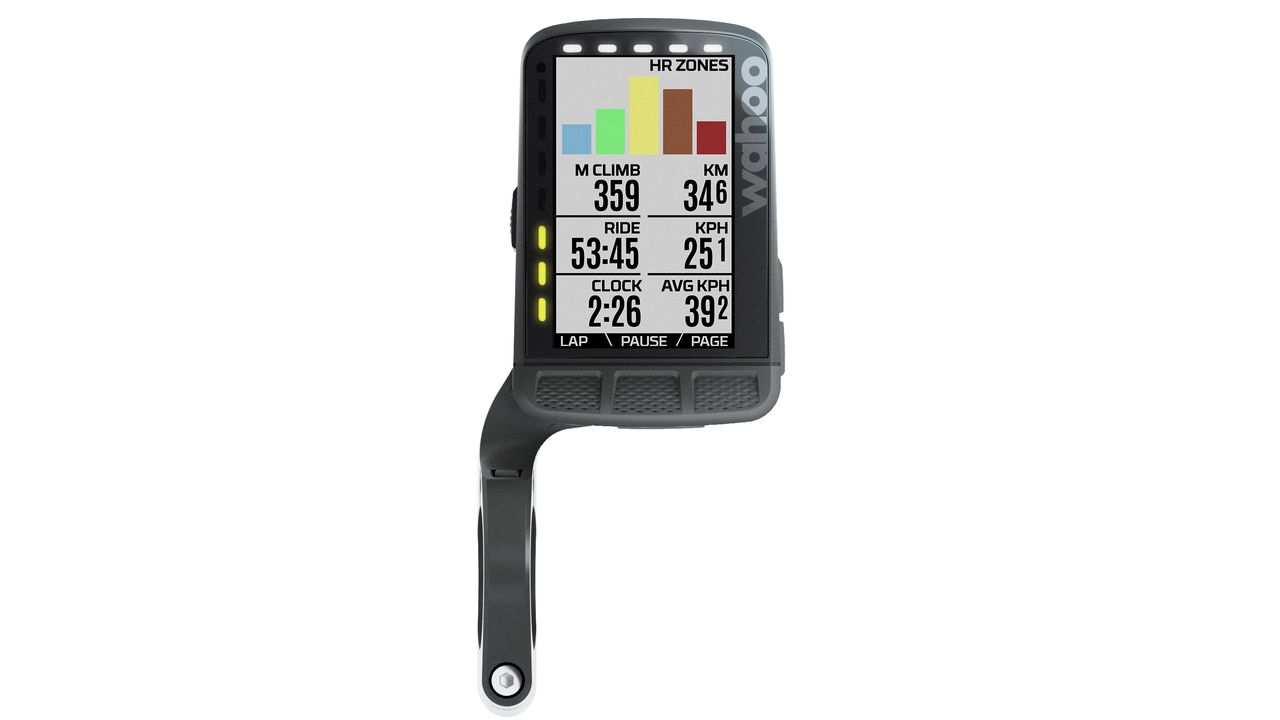 The Wahoo Elemnt ROAM comes with a proprietary out-front mount
