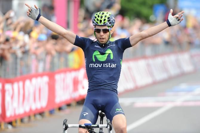Giovanni Visconti (Movistar) wins stage 17