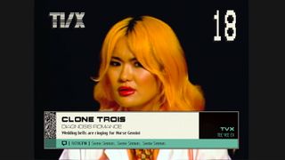 A screenshot from Blippo showing an alien broadcast