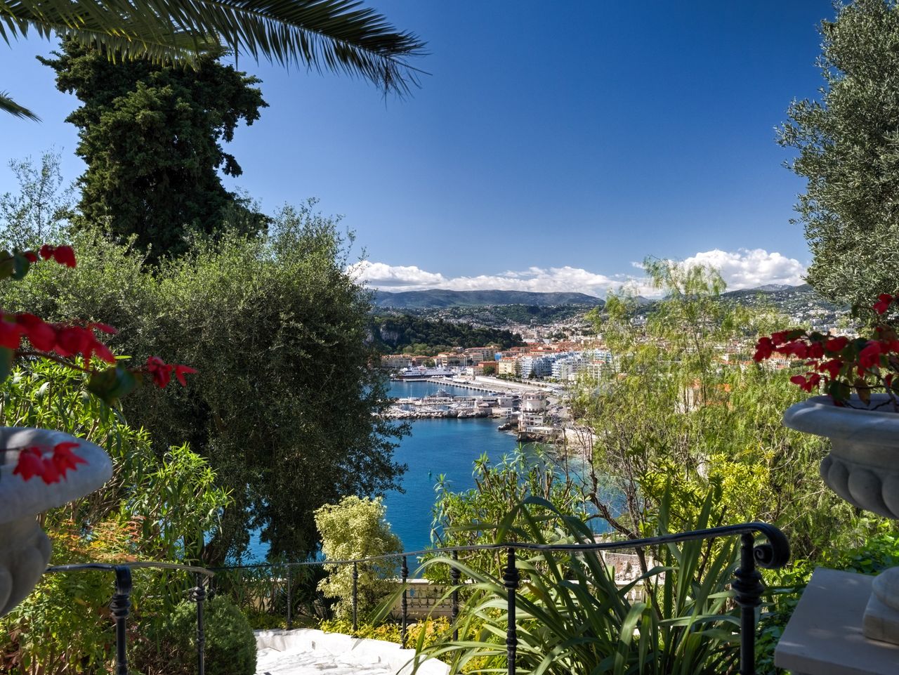 Glorious views at the Villa Roc Fleuri