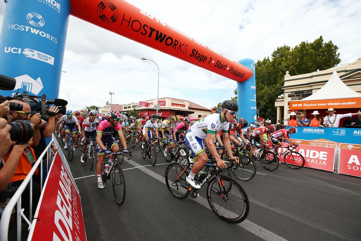 The 2016 Tour Down Under gets underway