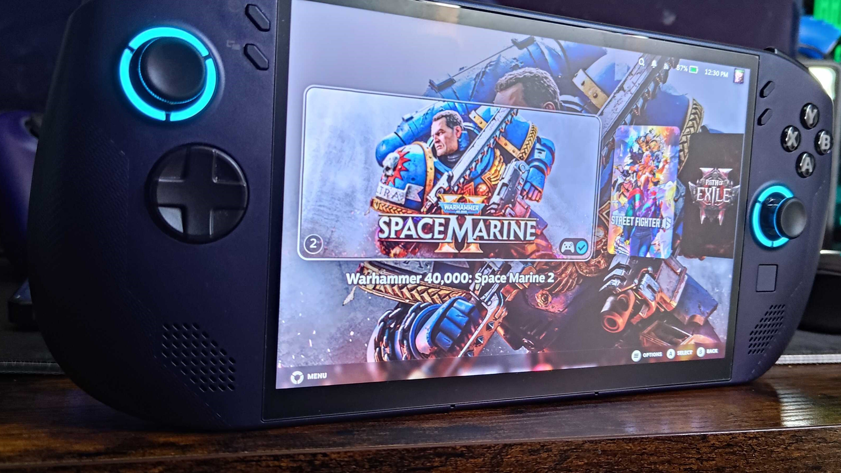 Homepage of the Lenovo Legion Go S