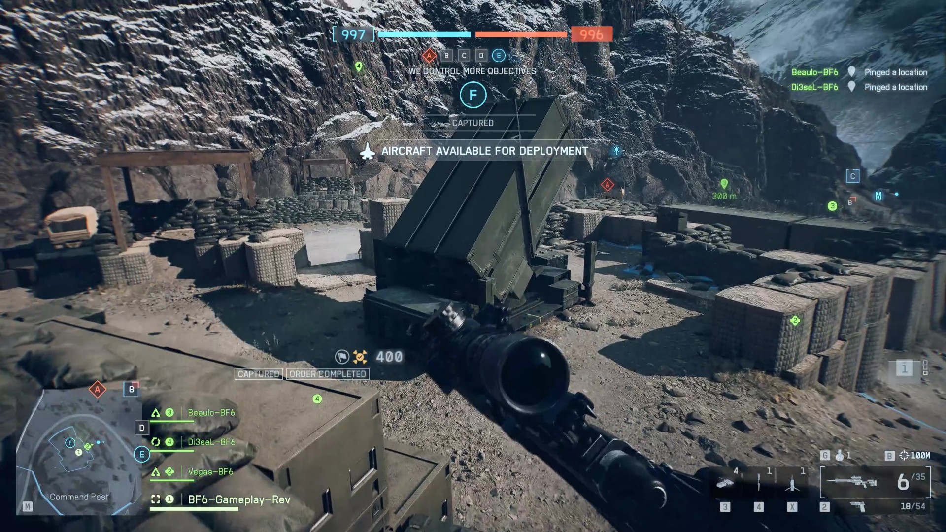 Battlefield 6 jets and helicopter spawns