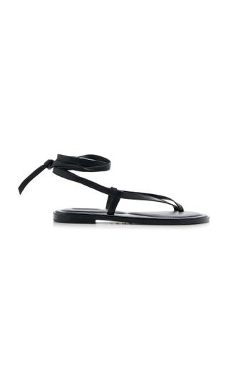 Elliot Leather Wrap Sandals