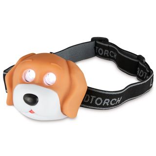 camping head torch with toy design