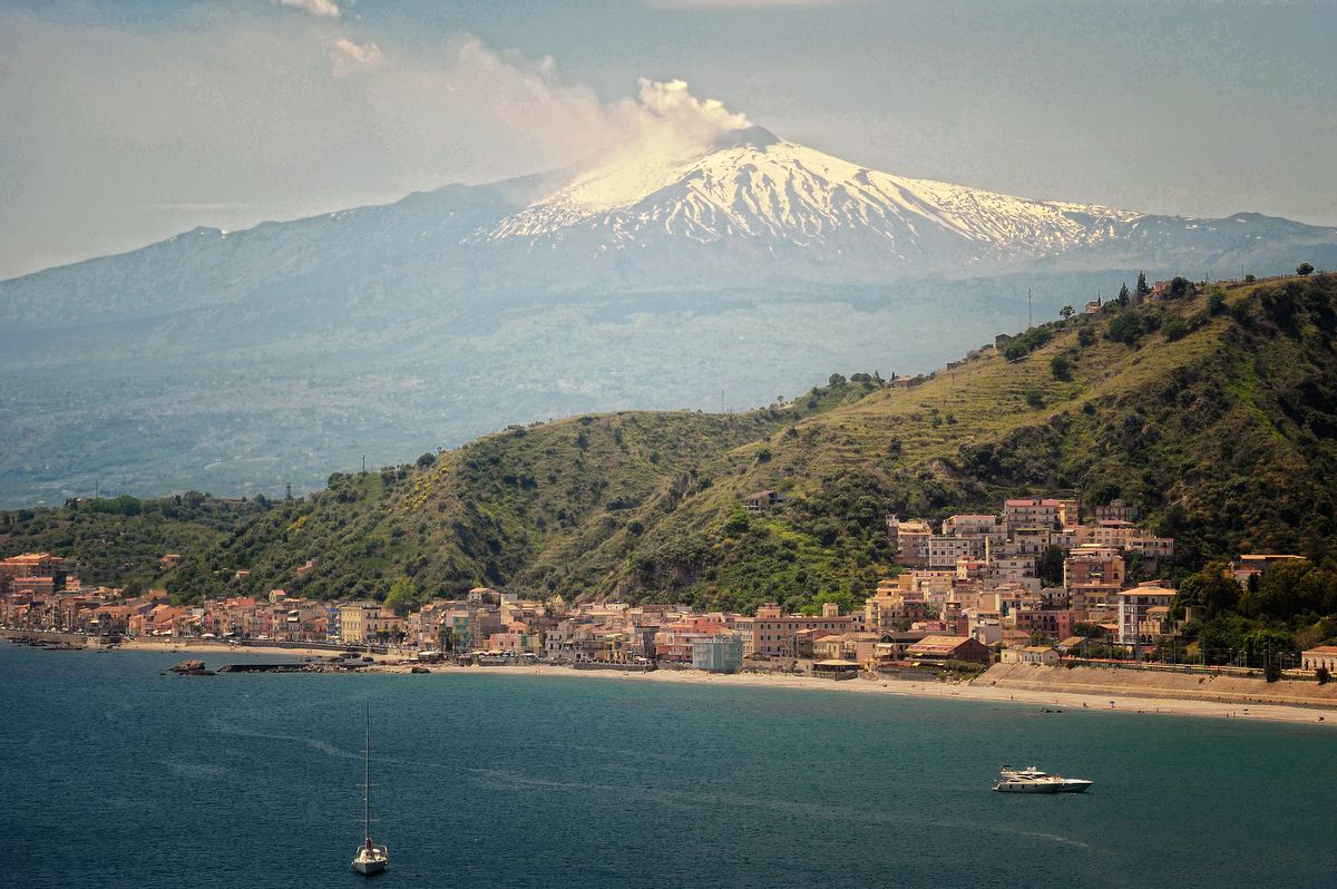 Mount Etna is one of the mythical locations the Giro has visited over the years