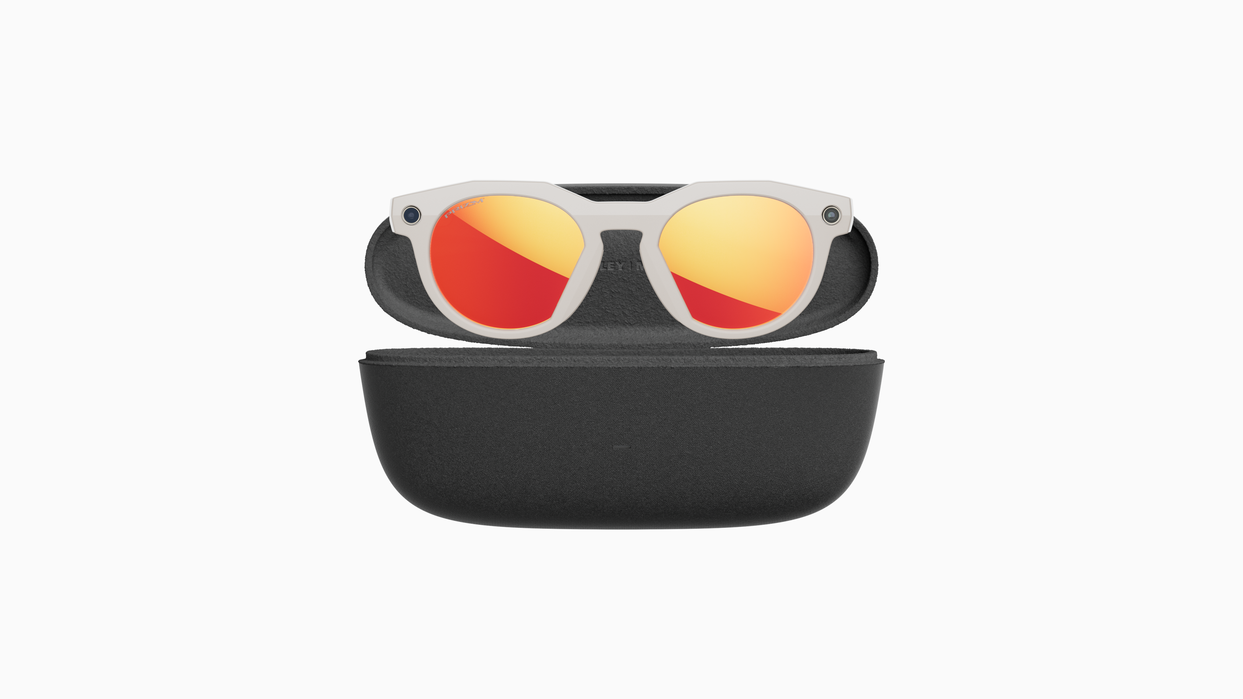 The Oakley Meta HSTN smart glasses in their case