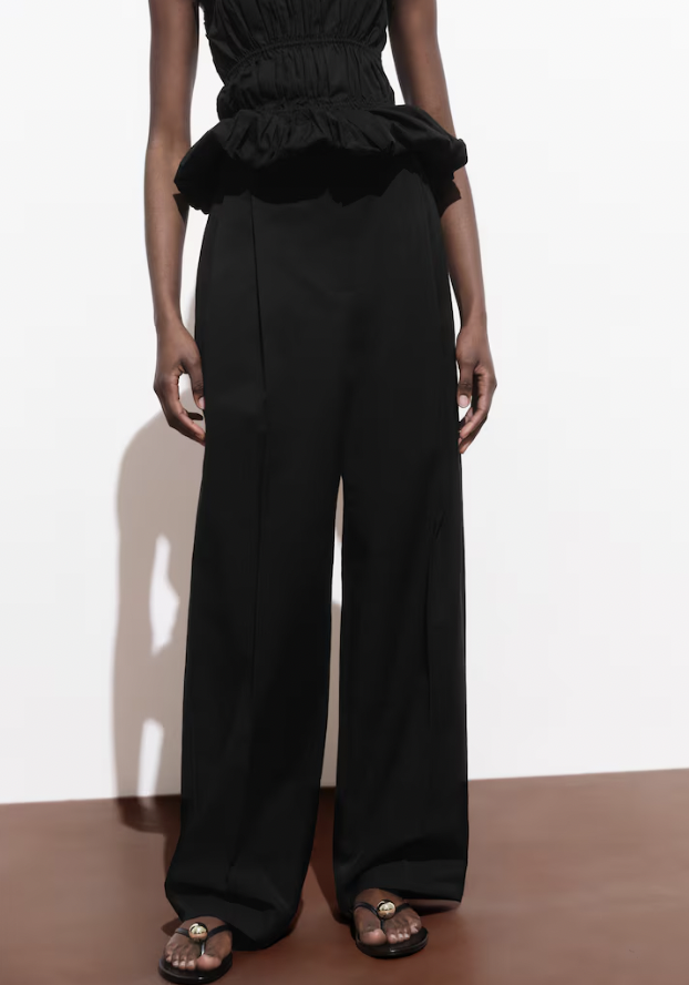 MANGO, Straight-Leg Cotton Pleated Pants - Women | Mango Usa