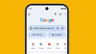 Google Search AI mode on phone