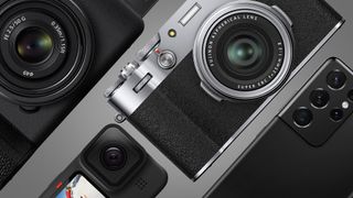 The Fujifilm X100V, GoPro Hero 10, Sony A7 IV and Samsung Galaxy S21 Ultra