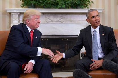 President Obama and President-elect Donald Trump.