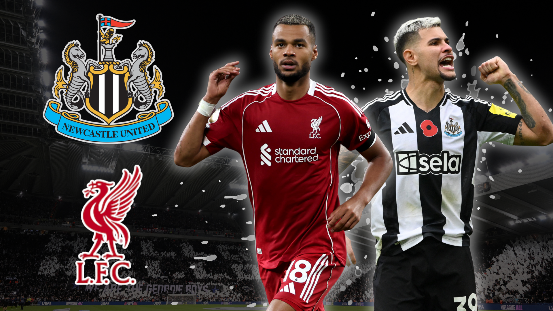 Newcastle vs Liverpool promo image