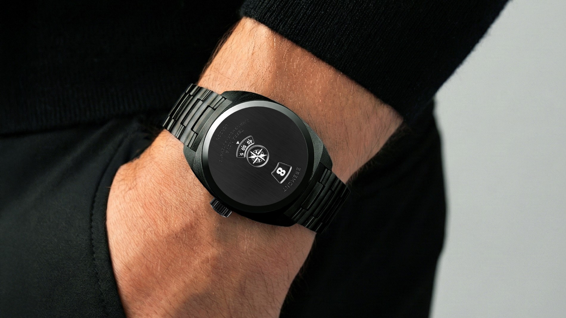 Bremont Terra Nova 38 Jumping Hour Stealth Black