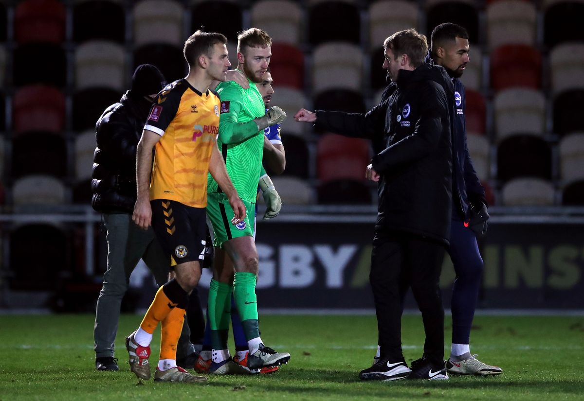 Newport County v Brighton and Hove Albion – Emirates FA Cup – Third Round – Rodney Parade