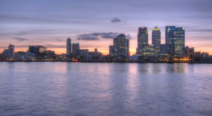 view of Canary Wharf