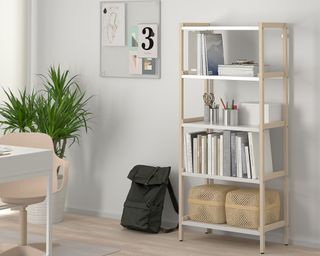 IKEA EKENABBEN open shelf unit bookshelf in living room