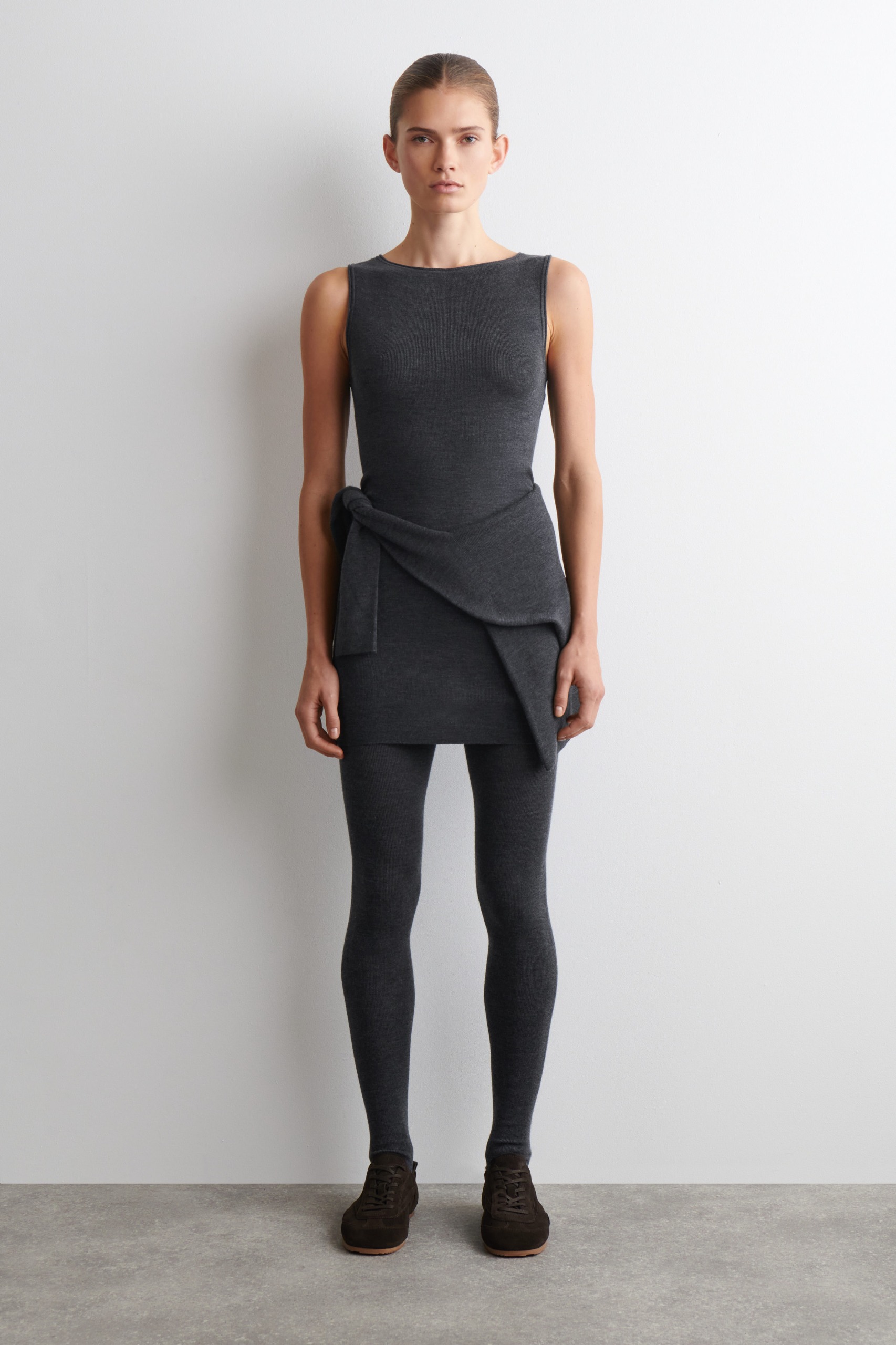 Seamless Merino Wool Mini Dress