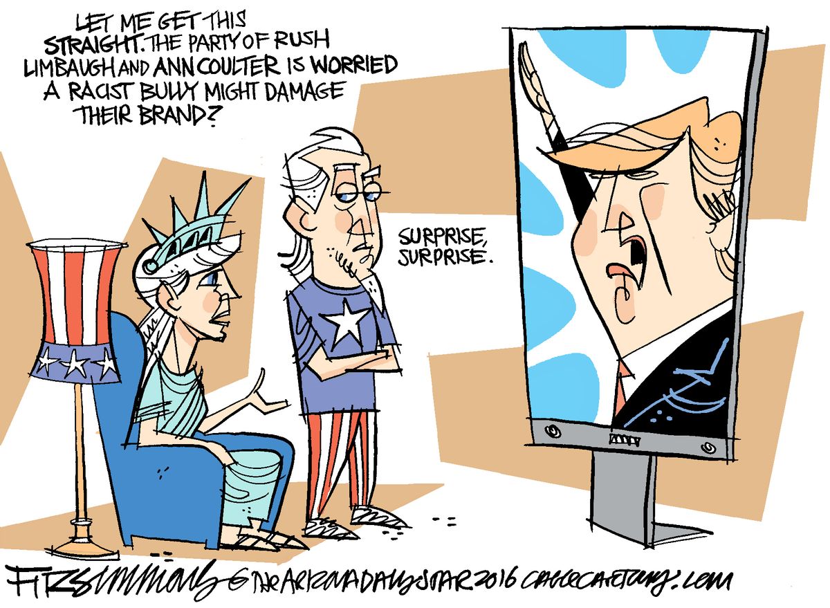 Political Cartoon Us Trump Gop 2016 The Week 