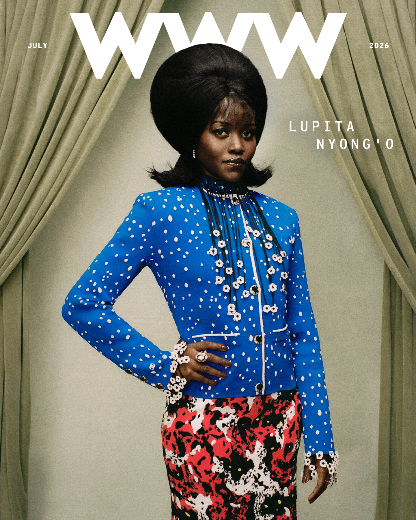 Lupita Nyong'o poses for Who What Wear
