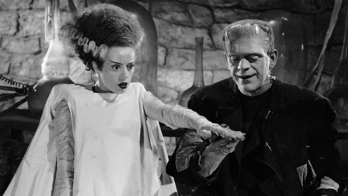 Bride and Frankestein&#039;s monster 1935 movie